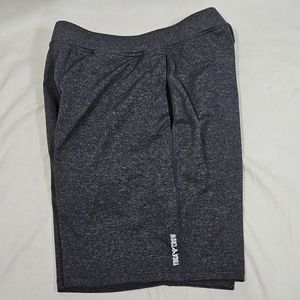 Yoga Crow Shorts Gray Workout Sport Performance Lined Mens Medium Pockets Gym